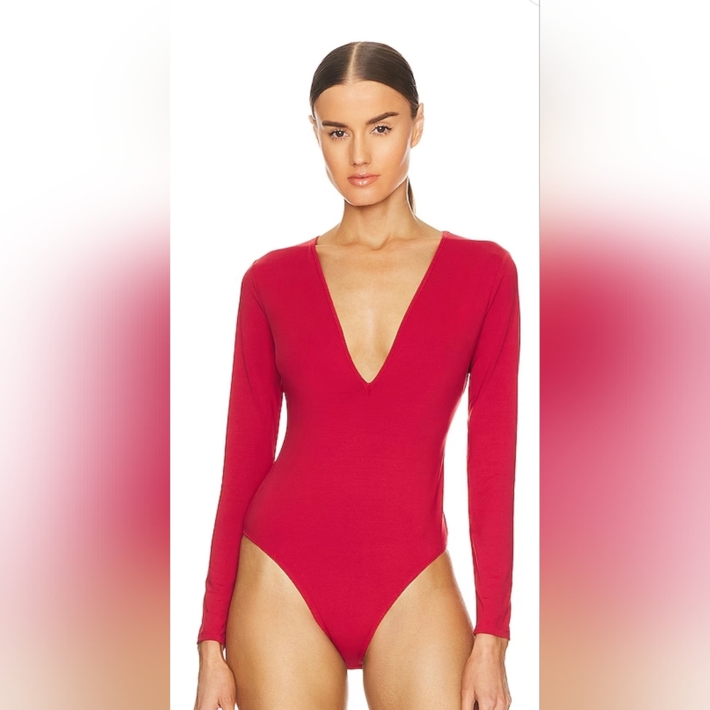 Fleur du Mal Deep Plunge Bodysuit